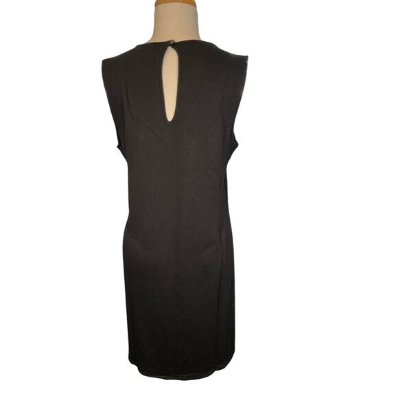 Lanston Size Large Black Dress Deep V-Neck Small Open Back Casual Over Sized NWT - Picture 3 of 9